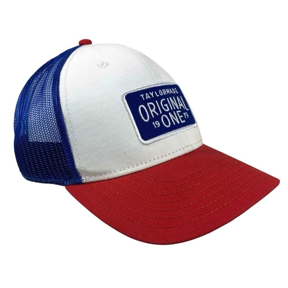 TaylorMade Original One 1979 Trucker‎ Hat Red White Blue Snapback Golf Cap